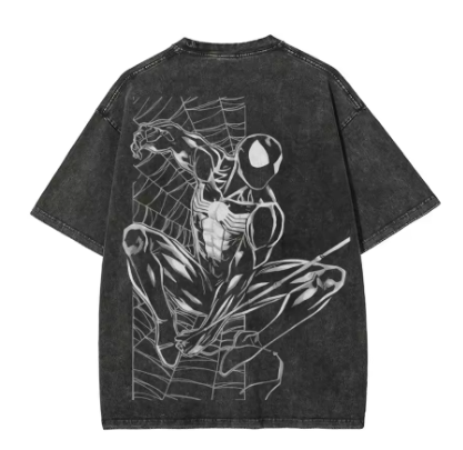 Web Slinger Graphic T-Shirt - Cotton Oversized Tee – SpideyThreads