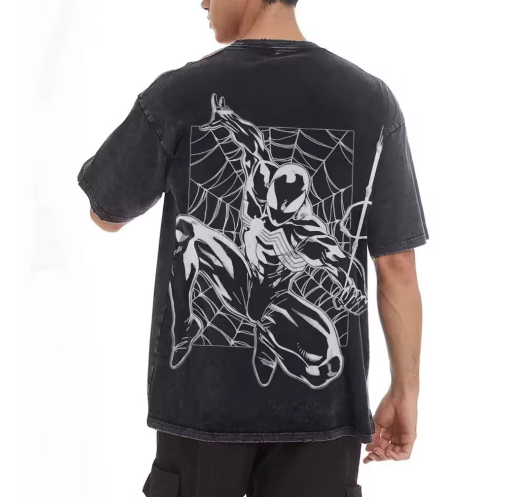 Noir Slinger Graphic T-shirt - Cotton Oversized Tee