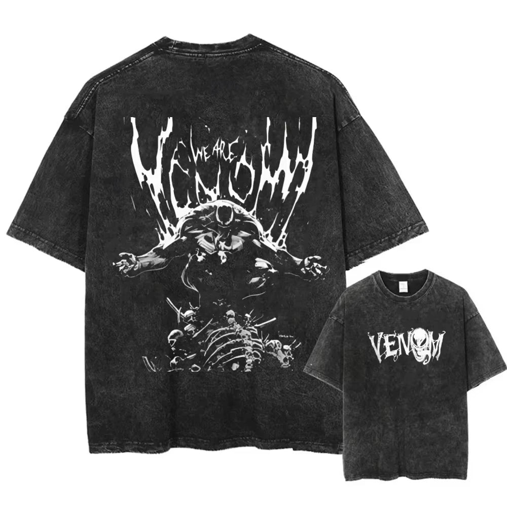 Symbiotic Crawler Graphic T-shirt - Cotton Oversized Tee