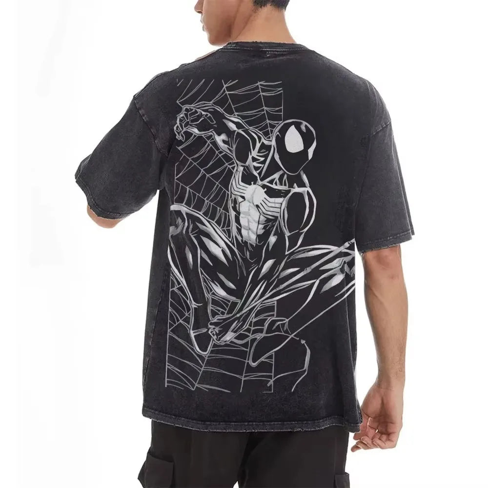 Web Slinger Graphic T-Shirt - Cotton Oversized Tee