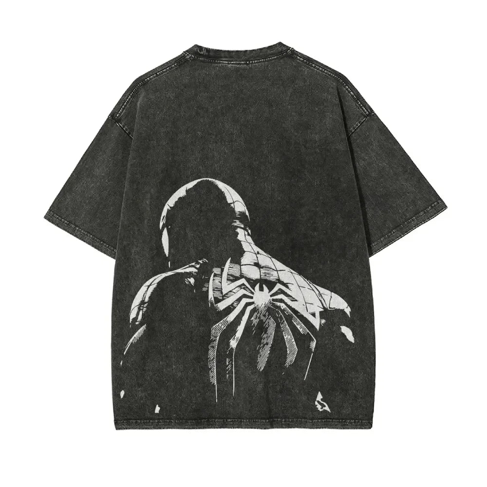 Masked Vigilante Graphic T-shirt - Cotton Oversized Tee