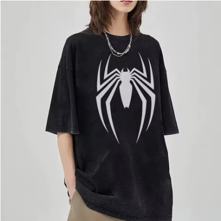 Masked Vigilante Graphic T-shirt - Cotton Oversized Tee